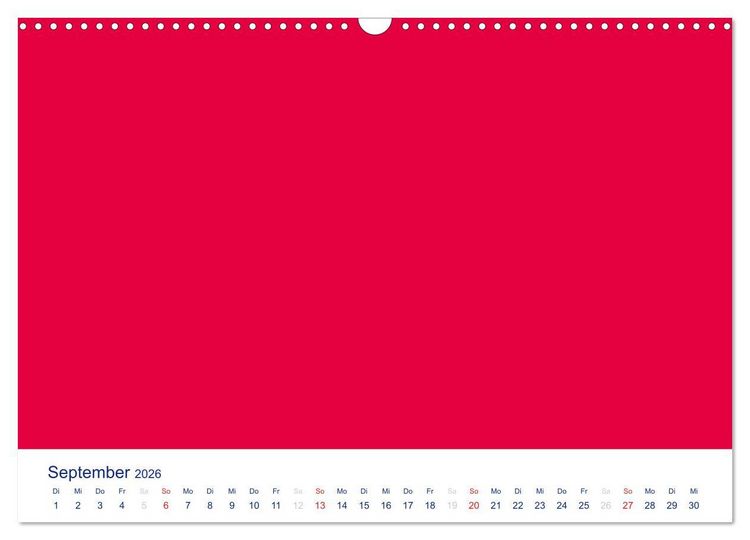 Produktbild: Farbiger Bastelkalender (Wandkalender 2026 DIN A3 quer), CALVENDO Monatskalender