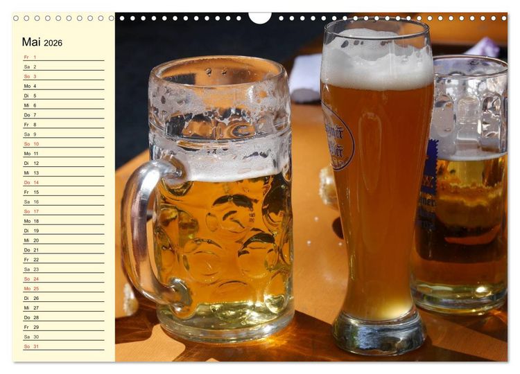 Produktbild: Bier. Die Kunst des Bierbrauens. Impressionen (Wandkalender 2026 DIN A3 quer), CALVENDO Monatskalender