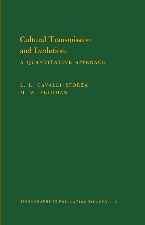 Produktbild: Cultural Transmission and Evolution