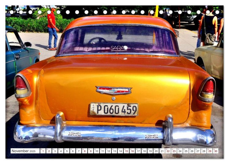 Produktbild: Chevy Highlights - Oldtimer der Marke Chevrolet aus den F&uuml;nfziger Jahren (Tischkalender 2025 DIN A5 quer), CALVENDO Monatskalender
