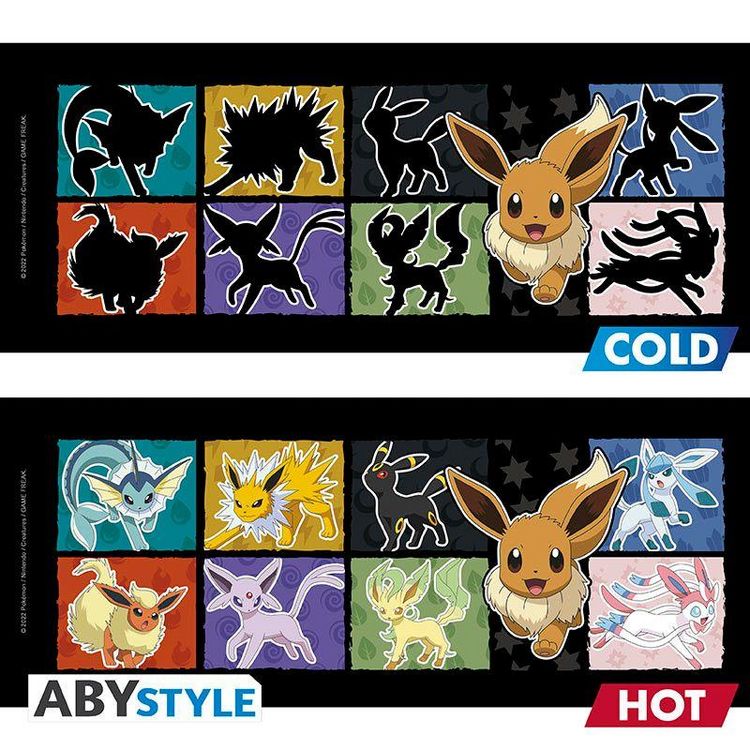 Produktbild: POKEMON - Mug Heat Change - 460 ml - Eevee - cardboard box