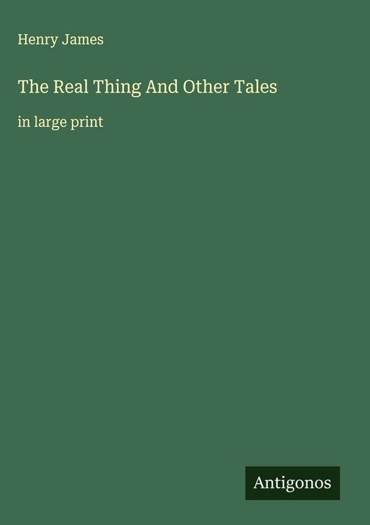 Produktbild: The Real Thing And Other Tales