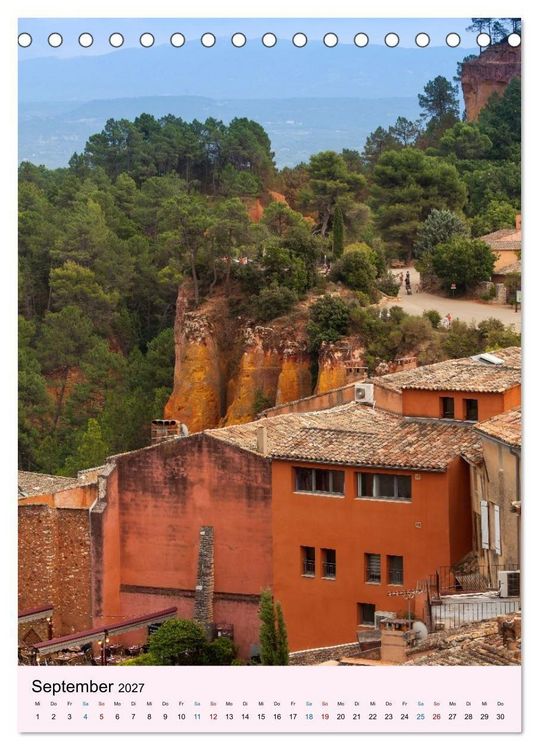 Produktbild: Provence &ndash; Die kleinen D&ouml;rfer in gro&szlig;er Sch&ouml;nheit (Tischkalender 2027 DIN A5 hoch), CALVENDO Monatskalender