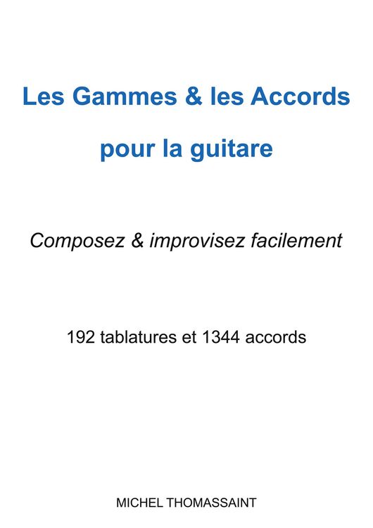 Produktbild: Les gammes & les accords pour la guitare