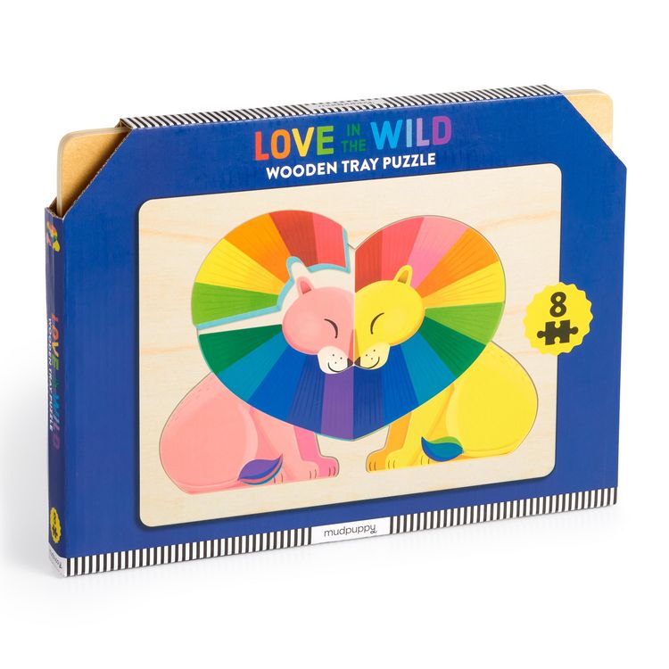 Produktbild: Mudpuppy: Love in the Wild Wooden Tray Puzzle