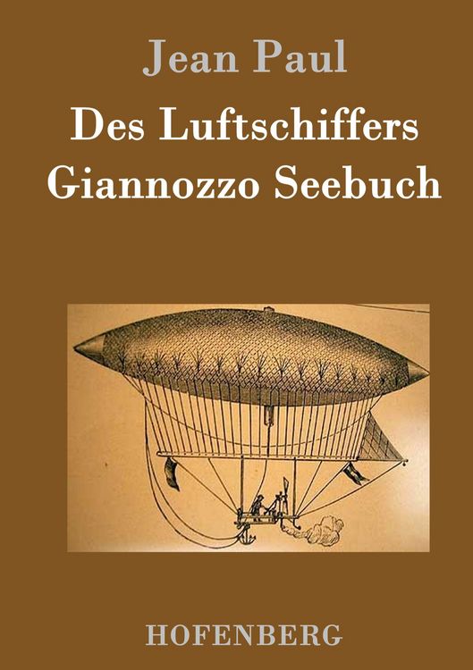 Produktbild: Des Luftschiffers Giannozzo Seebuch