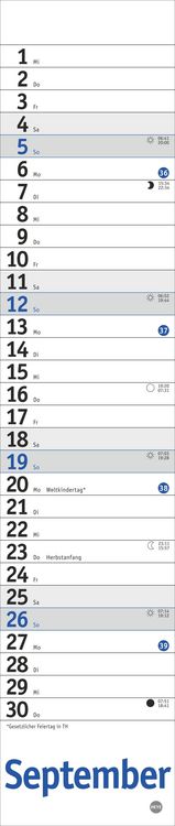 Produktbild: Langplaner mini, blau 2027