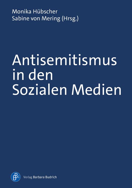 Produktbild: Antisemitismus in den Sozialen Medien