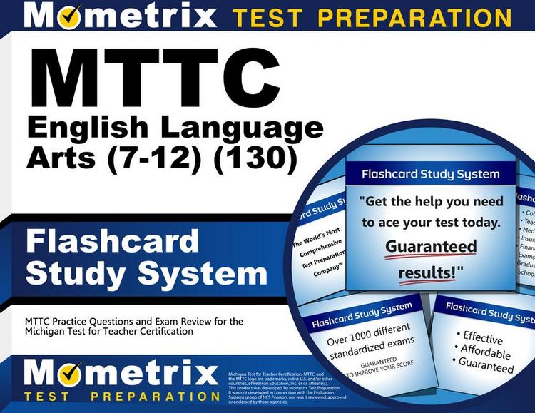 Produktbild: MTTC English Language Arts (7-12) (130) Flashcard Study System
