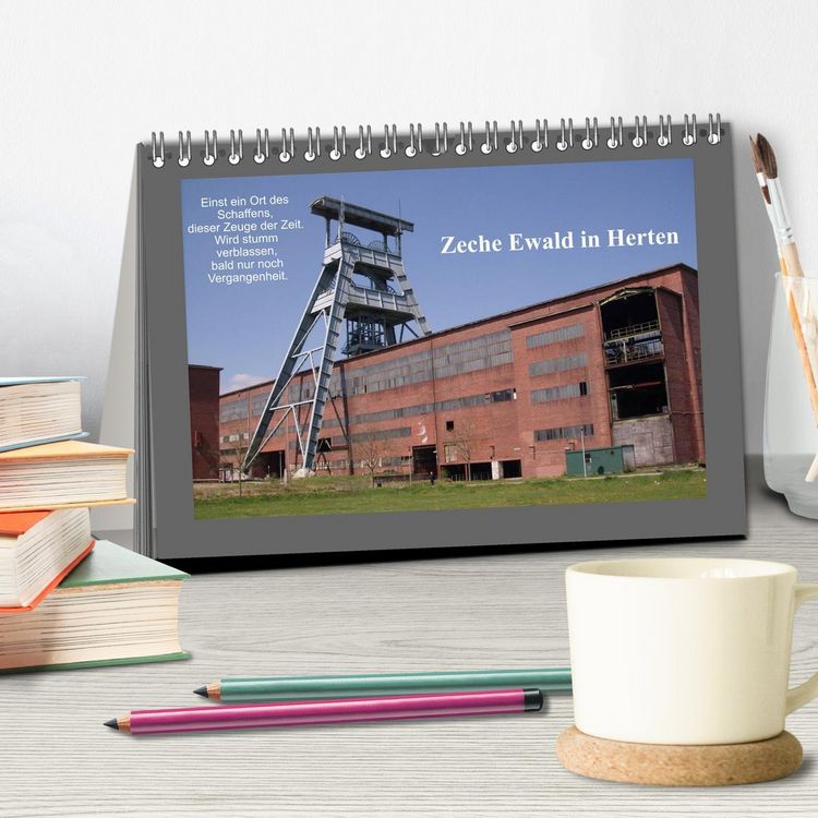 Produktbild: Zeche Ewald in Herten (Tischkalender 2026 DIN A5 quer), CALVENDO Monatskalender