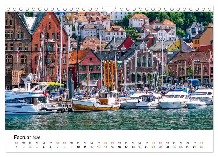 Produktbild: Stadt.Land.Welt. - eine Reise in Bildern (Wandkalender 2026 DIN A4 quer), CALVENDO Monatskalender