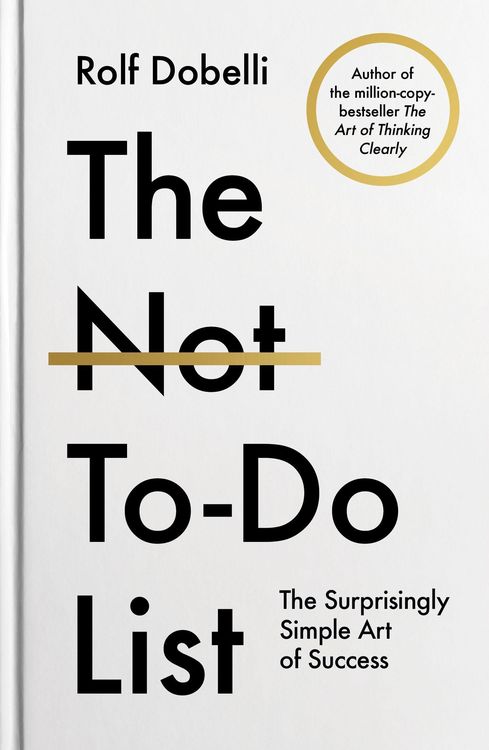 Produktbild: The Not-To-Do List