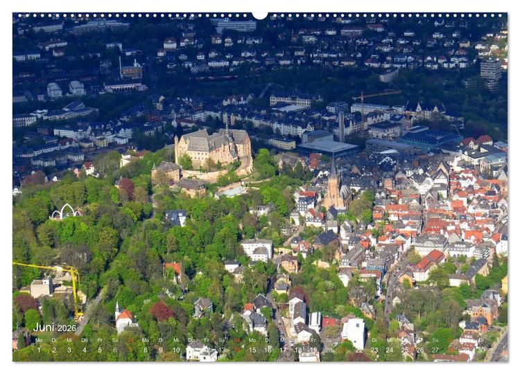 Produktbild: Marburg 2026 (hochwertiger Premium Wandkalender 2026 DIN A2 quer), Kunstdruck in Hochglanz