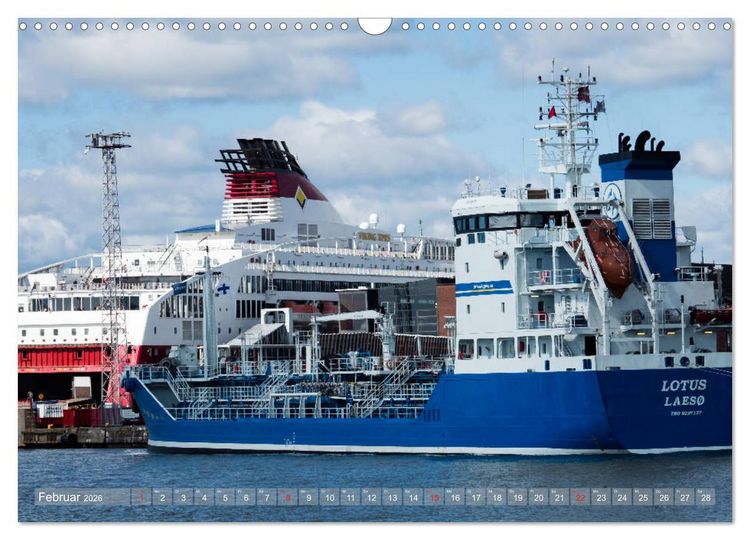 Produktbild: Container - Tanker - Kreuzfahrt - Schiffe (Wandkalender 2026 DIN A3 quer), CALVENDO Monatskalender