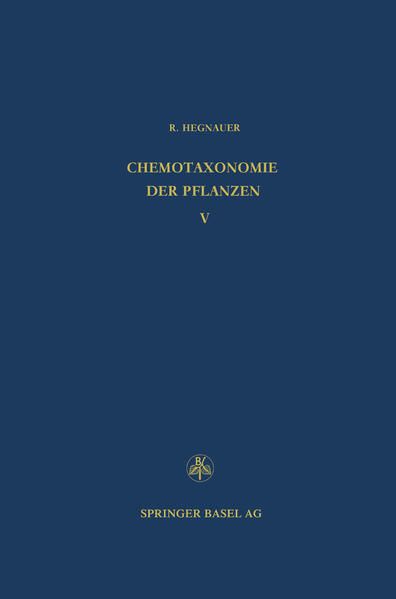 Produktbild: Chemotaxonomie der Pflanzen