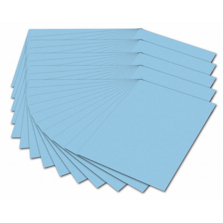Produktbild: folia Fotokarton 300g/m&sup2; himmelblau DIN A4 50 Blatt