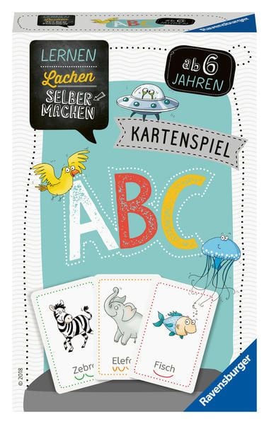 Produktbild: Lernen Lachen Selbermachen: Kartenspiel ABC - Kartenspiel ab 6 Jahre