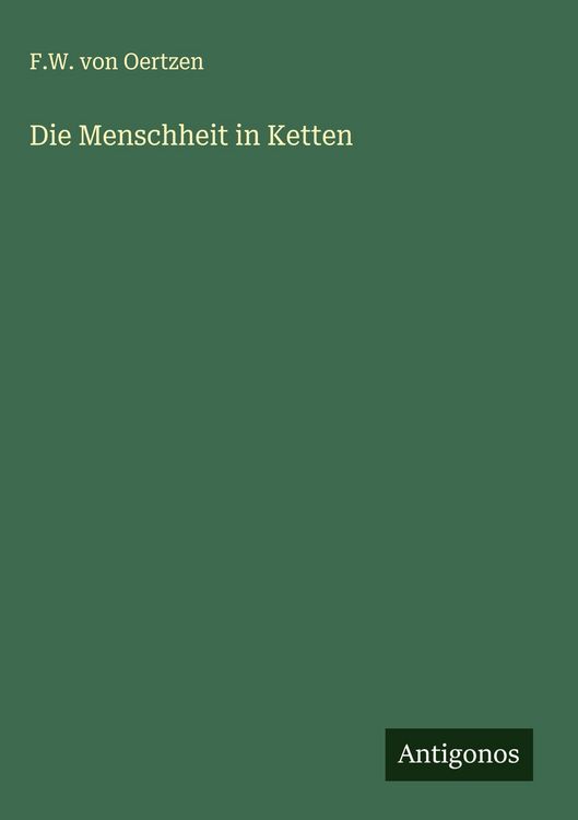Produktbild: Die Menschheit in Ketten