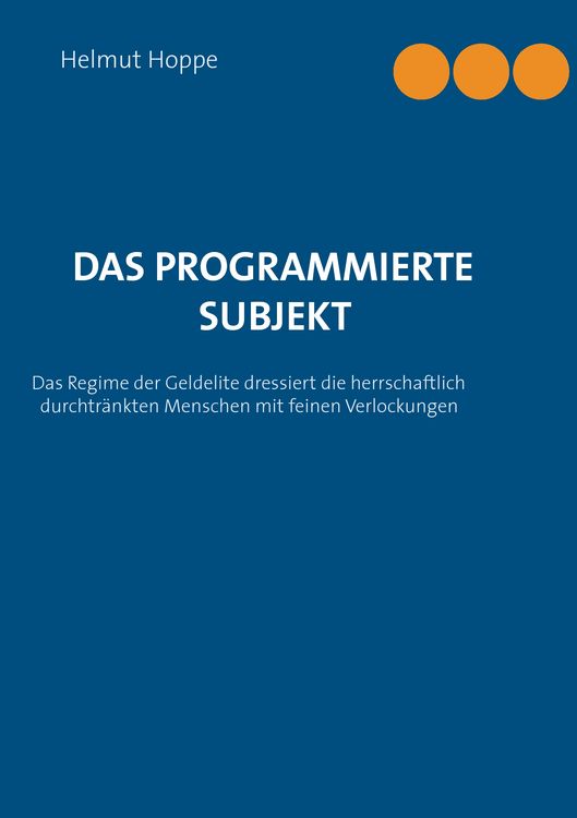 Produktbild: Das programmierte Subjekt