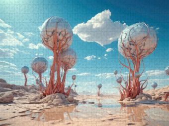 Produktbild: CALVENDO Puzzle Der Surrealismus trifft die W&uuml;ste | 2000 Teile Lege-Gr&ouml;&szlig;e 90x67cm Foto-Puzzle f&uuml;r gl&uuml;ckliche Stunden