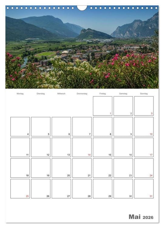 Produktbild: GARDASEE Terminplaner (Wandkalender 2026 DIN A3 hoch), CALVENDO Monatskalender