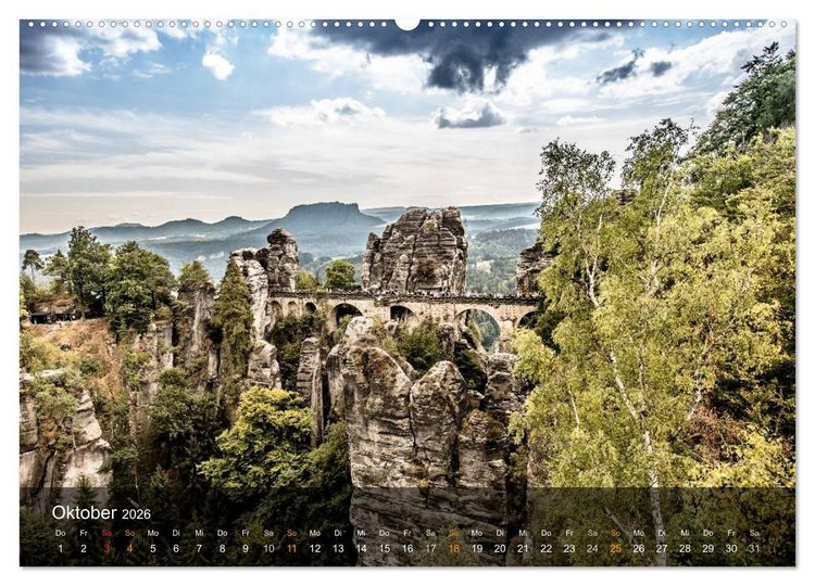 Produktbild: Im Osten viel Sch&ouml;nes - Perlen in den neuen Bundesl&auml;ndern (Wandkalender 2026 DIN A2 quer), CALVENDO Monatskalender