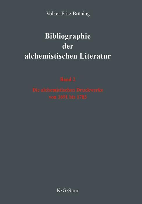 Produktbild: Die alchemistischen Druckwerke von 1691 bis 1783