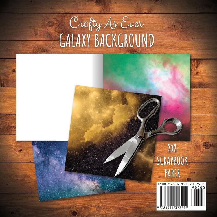 Produktbild: Galaxy Background Scrapbook Paper Pad 8x8 Scrapbooking Kit for Papercrafts, Cardmaking, DIY Crafts, Space Pattern Design, Multicolor