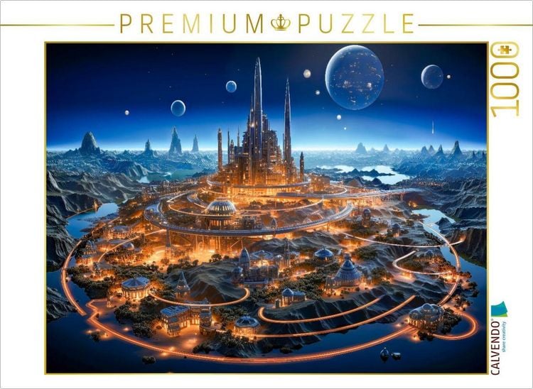 Produktbild: CALVENDO Puzzle Vision&auml;re Zukunft | 1000 Teile Lege-Gr&ouml;&szlig;e 64x48cm Foto-Puzzle f&uuml;r gl&uuml;ckliche Stunden