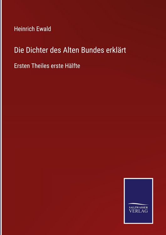 Produktbild: Die Dichter des Alten Bundes erkl&auml;rt