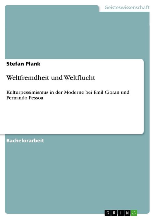 Produktbild: Weltfremdheit und Weltflucht