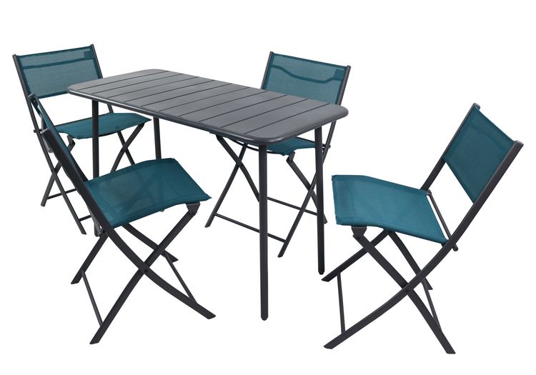 Produktbild: 5 tlg. Bistroset Balkonset Gartenset Sumila 110x55