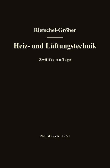 Produktbild: H. Rietschels Lehrbuch der Heiz- und L&uuml;ftungstechnik