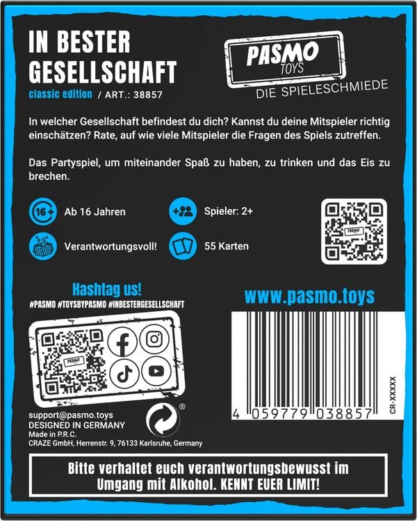 Produktbild: PASMO In bester Gesellschaft - Classic edition