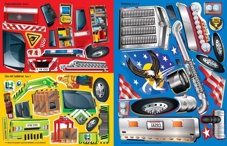 Produktbild: Der gro&szlig;e Stickerspa&szlig;: Trucks