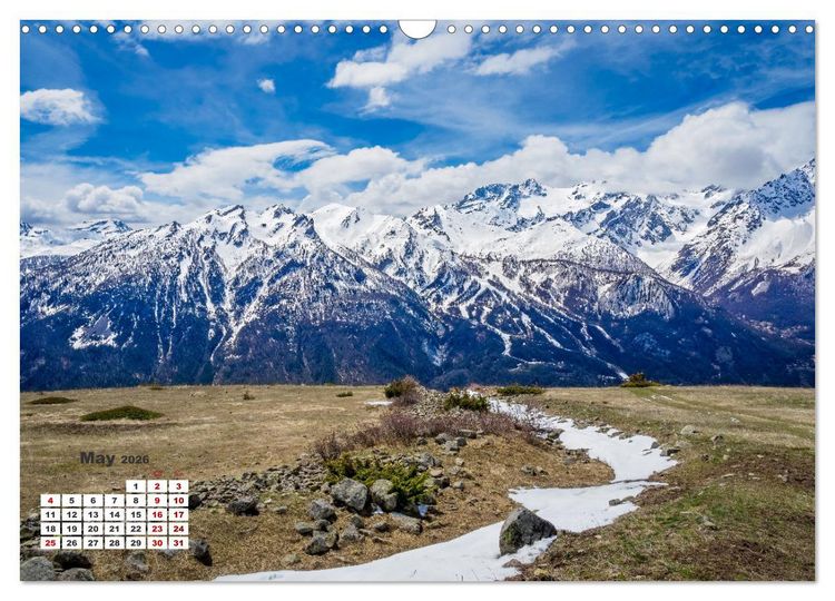 Produktbild: The French Alps, on the trail of the marmot (Wall Calendar 2026 DIN A3 landscape), CALVENDO 12 Month Wall Calendar