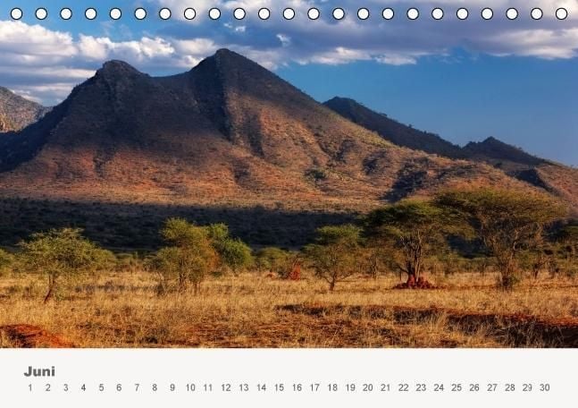 Produktbild: Faszination Ostafrika - Tierwelt und Natur aus Kenia und Tansania (Tischkalender immerw&auml;hrend DIN A5 quer)