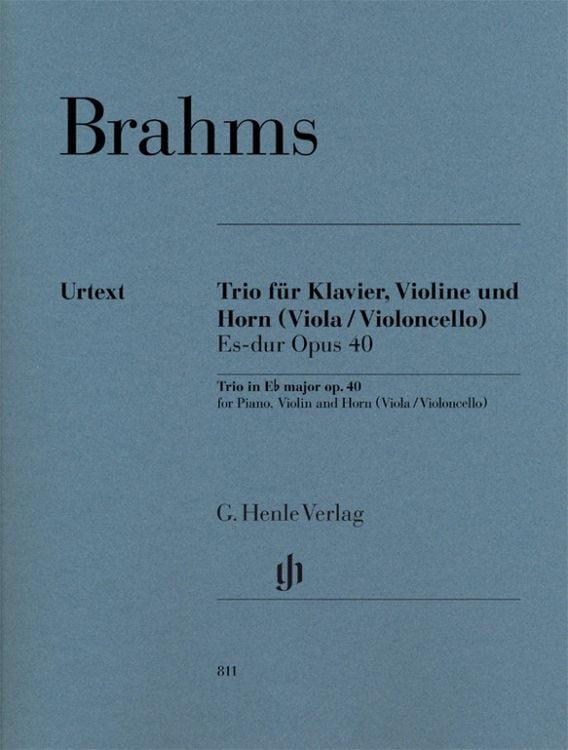 Produktbild: Johannes Brahms - Horntrio Es-dur op. 40