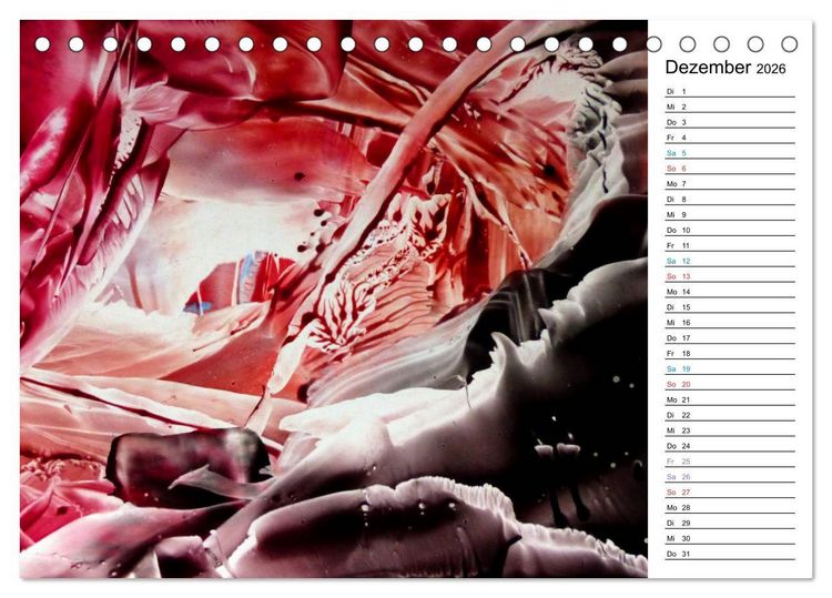 Produktbild: Kalender / Fantastische Encaustic (Tischkalender 2026 DIN A5 quer), CALVENDO Monatskalender