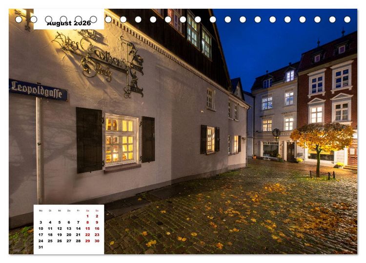 Produktbild: L&uuml;denscheid - Die Altstadt 2026 (Tischkalender 2026 DIN A5 quer), CALVENDO Monatskalender