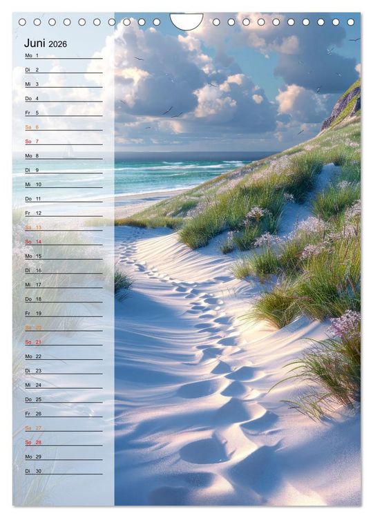 Produktbild: Maritim, Deutschlands K&uuml;sten (Wandkalender 2026 DIN A4 hoch), CALVENDO Monatskalender