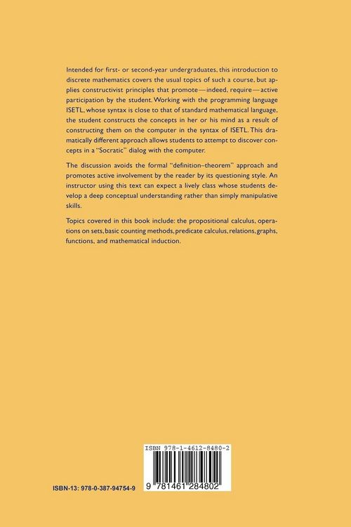 Produktbild: Introduction to Discrete Mathematics with ISETL