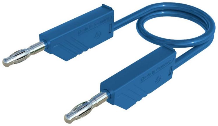 Produktbild: Hirschmann Test & Measurement CO MLN 150/2,5 Messleitung Lamellenstecker 4 mm Lamellenstecker 4 mm 1.50 m Blau 1 St.