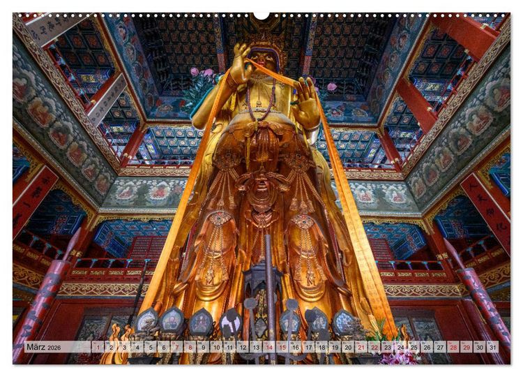 Produktbild: Metropolen Chinas - Peking, Shanghai, Hongkong (Wandkalender 2026 DIN A2 quer), CALVENDO Monatskalender