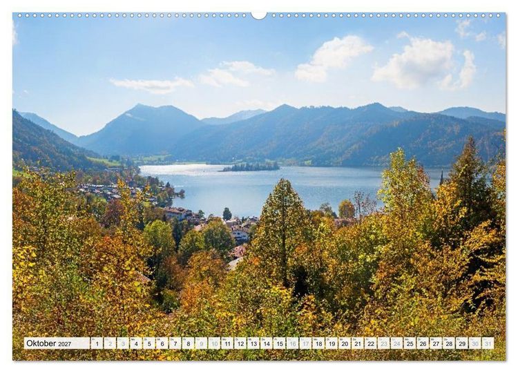 Produktbild: Schliersee-Idylle (Wandkalender 2027 DIN A2 quer), CALVENDO Monatskalender