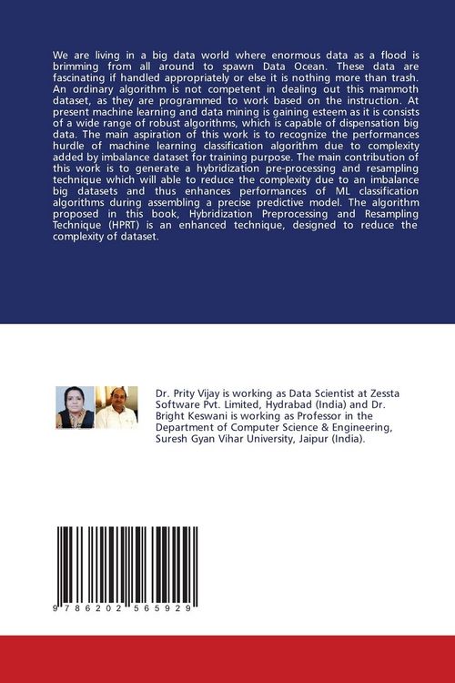 Produktbild: Enhanced Machine Learning Algorithm: Big Data Perspective