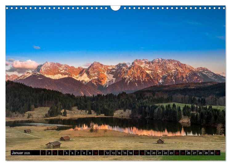 Produktbild: Traumhafte Alpen (Wandkalender 2026 DIN A3 quer), CALVENDO Monatskalender
