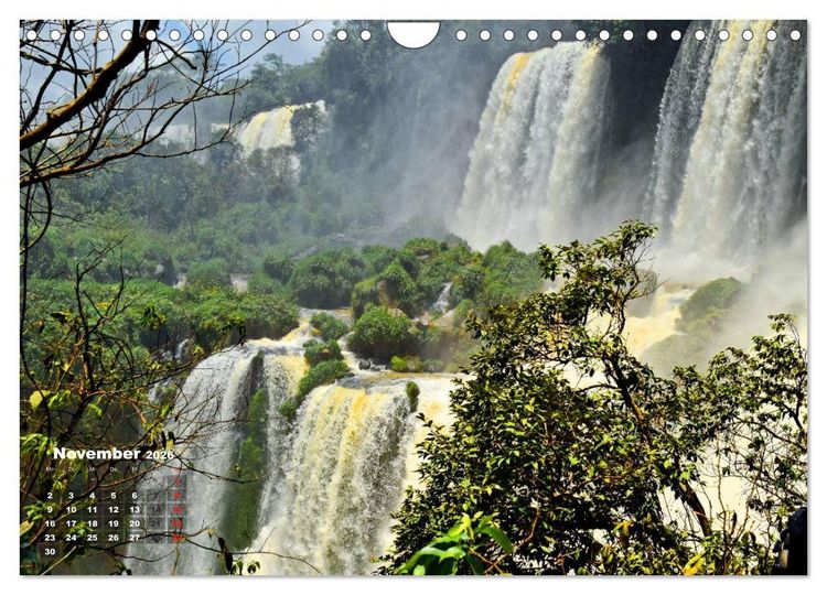 Produktbild: Argentinien. Die Iguaz&uacute;-Wasserf&auml;lle (Wandkalender 2026 DIN A4 quer), CALVENDO Monatskalender