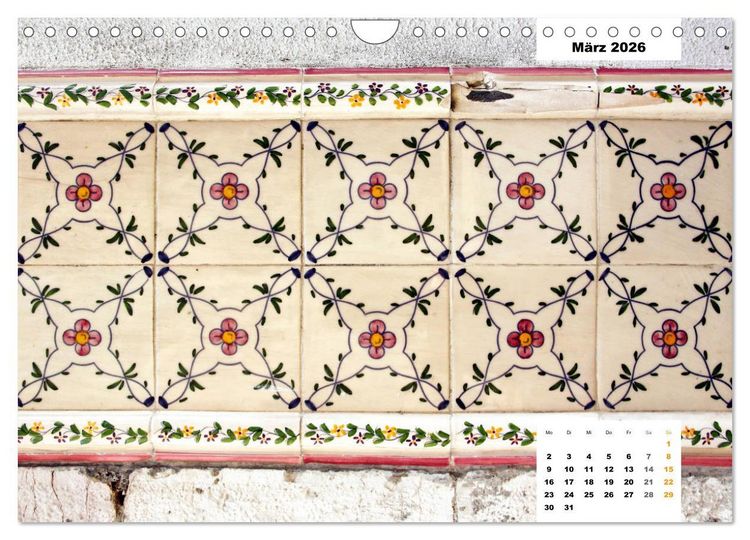 Produktbild: Lissabons Azulejos (Wandkalender 2026 DIN A4 quer), CALVENDO Monatskalender