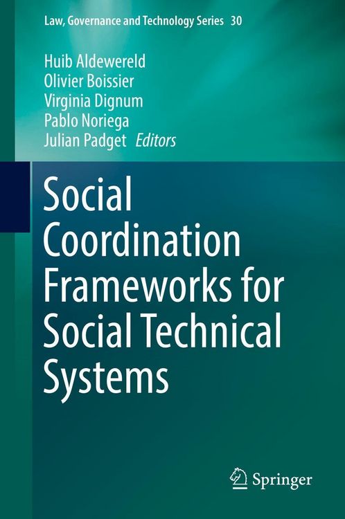 Produktbild: Social Coordination Frameworks for Social Technical Systems